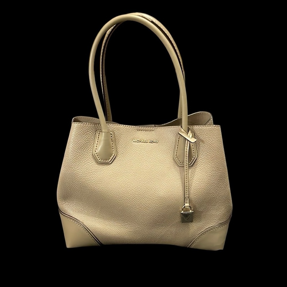 Michael Kors Truffle Structured Tote with Pebbled Texture